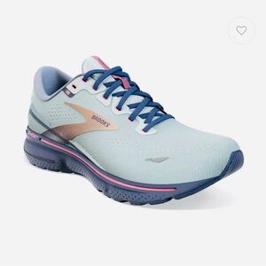 Brooks Women's Ghost 15 Shoes - light blue & Pink,Navy Accents